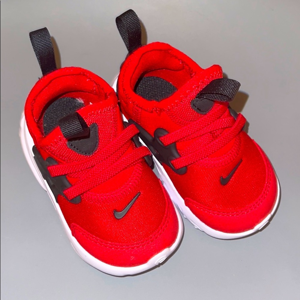 Red Nike shoes